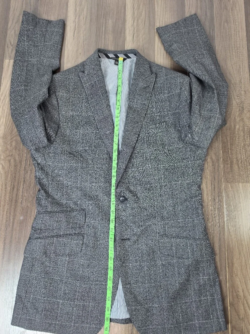Banana Republic 100% Wool Glen Plaid Blazer Jacket Slim Fit 40 Long Preppy. 40L